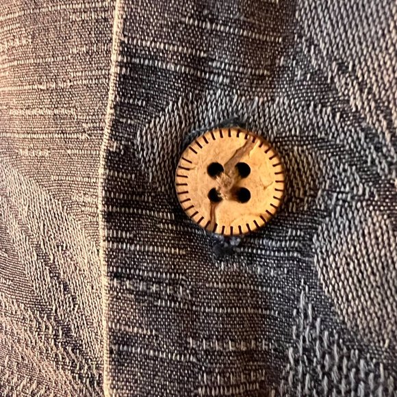 Jamaica Jaxx Men's Short Sleeve Button Up 100% Silk Size L (See Description) - Picture 5 of 5